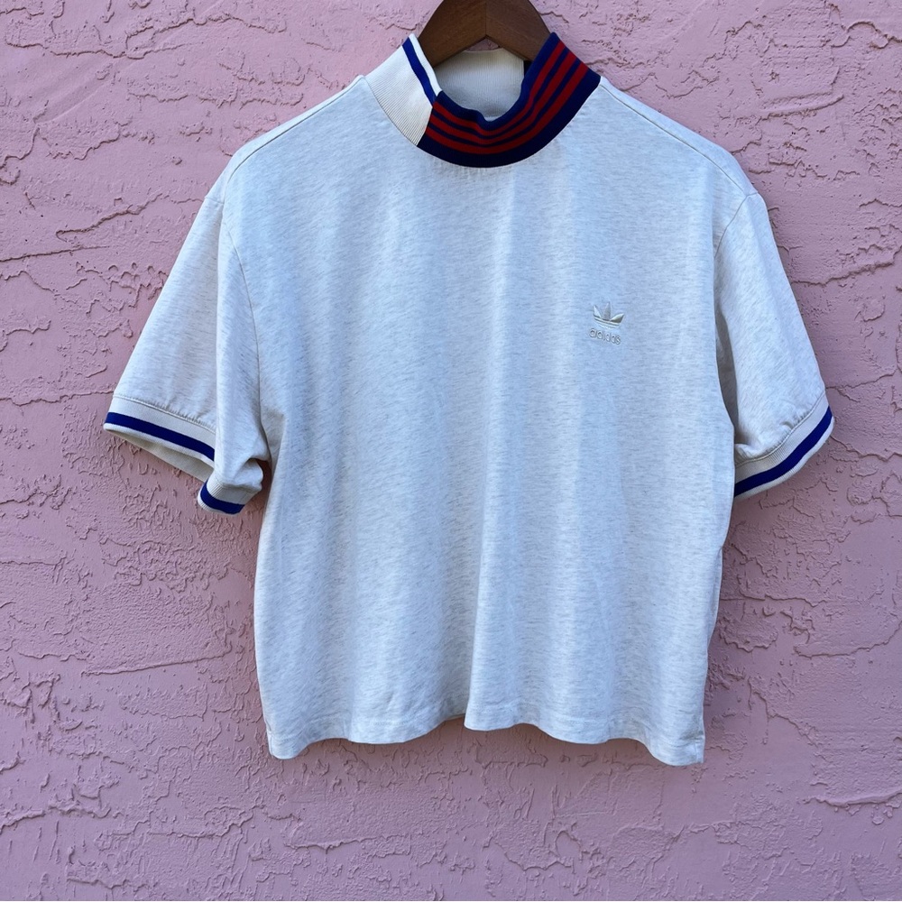 Adidas Varsity Cropped Shirt Cotton